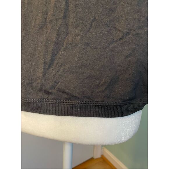 Calvin Klein Performance Graphic Tee Tank Top Black White Cropped Crewneck S - Picture 6 of 11